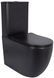 Напольный унитаз QTAP ROBIN ULTRA QUIET MATT BLACK + сиденье SOFT CLOSE (QT13226083AMB)