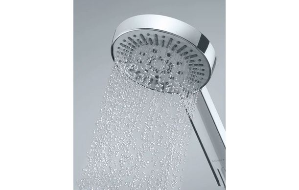 Ручна душова лійка KLUDI A-QAs 3S с переключением на три вида струи, хром 6570005-00