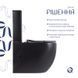 Напольный унитаз QTAP ROBIN ULTRA QUIET MATT BLACK + сиденье SOFT CLOSE (QT13226083AMB)