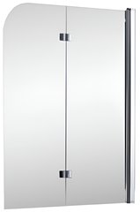 Шторка для ванны KOLLER POOL QP97 115x140 R/GRAPE / двухэлементная  (QP97(right) chrome,grape)