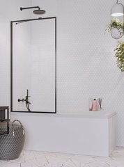 Шторка на ванну Idea Black PNJ Frame 700x1500 чорний/frame