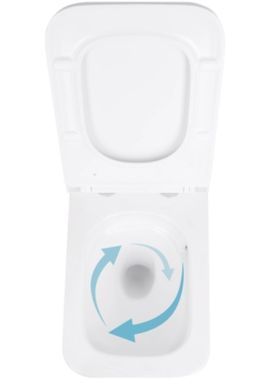 Комплект 4в1: Инсталляция для унитаза QTAP NEST ST + подвесной унитаз GEMINI ULTRA QUIET 530х365х373 + клавиша смыва CHROME (QT2533076EUQW46162)