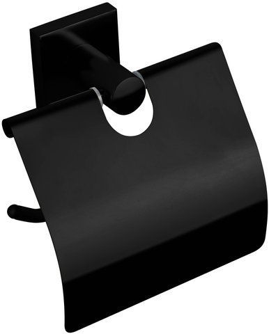 Тримач для туалетного паперу з кришкою VBI SATURN BLACK (VBI-040313BL)