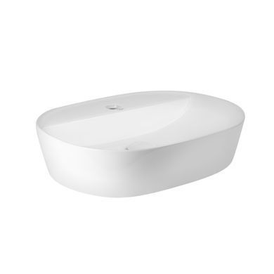 Раковина QTAP SCORPIO 38х50 / донний клапан (QT14112202W)