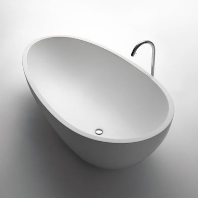 Ванна з штучного каменю Agape Spoon XL 180.9x97.2x49 см окремостояча, білий (AVAS0916ZZ), 180,9x97,2, 1809, 180,9x97,2, 972