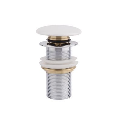 Раковина QTAP SCORPIO 38х50 / донний клапан (QT14112202W)