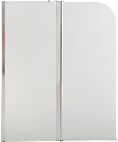 Шторка для ванни KOLLER POOL WATERFALL LINE QP95 115X140 R / двохелементна / CLEAR (QP95(RIGHT) CHROME,CLEAR)