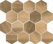Мозаїка пресована PARADYZ WOOD NATURAL MIX HEKSAGON MAT. - 22X25,5 (M-P-220X255-1-UNIW.WONAMX)