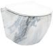 Подвесной унитаз REA CARLOS GRANIT SHINY / мрамор + сиденье SOFT CLOSE (REA-C8002)