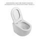 Напольный унитаз QTAP ROBIN ULTRA QUIET WHITE + сиденье SOFT CLOSE (QT13223381AW)