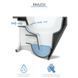 Подвесной унитаз SIMAS GAMBASSI + сиденье SOFT CLOSE (GA18N+GA004+F85)