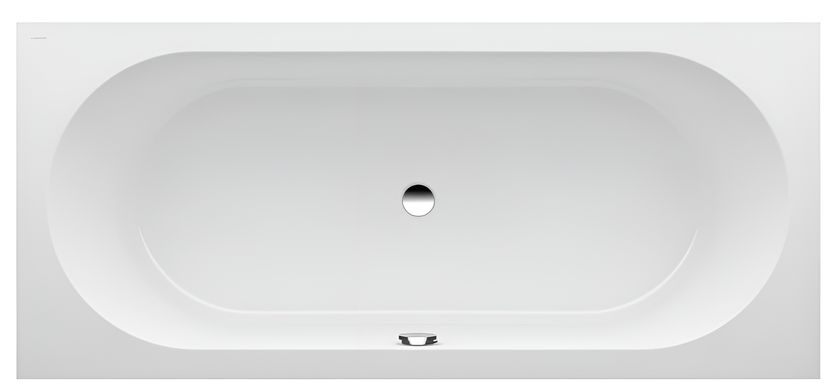 Ванна з штучного каменю Laufen Pro 180х80, білий (H2409500000001), 180x80, 1800, 180x80, 200, 800, 460