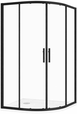 Душевая кабина RAVAK BLIX SLIM BLSCP4 90х90х195 / профиль черный / стекло TRANSPARENT (X3BM70300Z1)