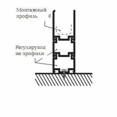 Регулювальний профіль RAVAK SUPERNOVA NPS 2х185 / алюміній / білий (E778801118500)