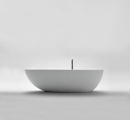 Ванна з штучного каменю Agape Spoon XL 180.9x97.2x49 см окремостояча, білий / темно-сірий (AVAS0916ZG), 180,9x97,2, 1809, 180,9x97,2, 972