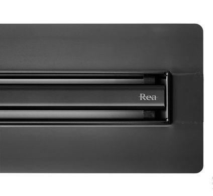 Душовий трап REA NEOX SLIM PRO 90х1000 / чорний (REA-G2712)