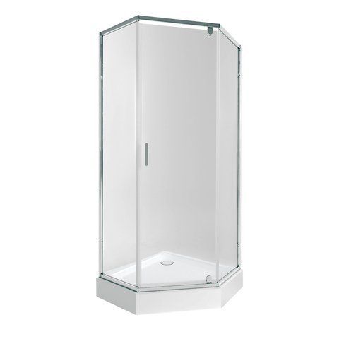 Душевая кабина QTAP SCORPIO CRM10995-AC6 90х90х200 / профиль хром / стекло прозрачное + поддон + сифон (SCOCRM10995AC6SET)