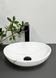 Раковина VBI PARMA S 26х35 MARBLE NATURE GLOSSY (VBI-011002)