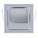 Світильник меблевий точковий квадрат HDL-07-втL10A SILVER G4 20W 12V