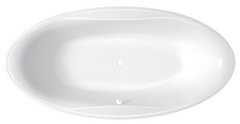 Ванна акрилова окрема HAFRO ZAPHIRO 200х100 біла, глянцева, цифрова з Whirpool та професійним гідроаеромасажем (2ZHA1N8)