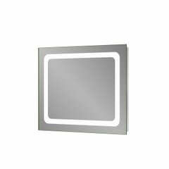 Зеркало Sanwerk LAVA "Hella" с белой подсветкой LED 2835 и инфракрасным датчиком, 900x650 мм, ZL0000156