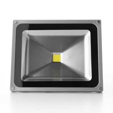 Прожектор уличный LED вологозахищений IP65 HL-13/50W CW COB сірий