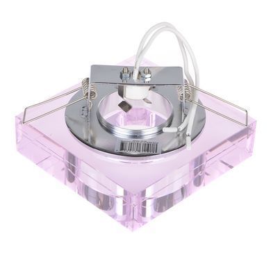 Світильник точковий декоративний HDL-G145 PINK CRYSTAL MR16