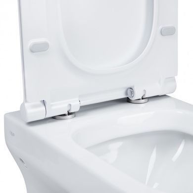 Підвісний унітаз QTAP CARDINAL + сидіння SOFT CLOSE (QT0433C660HW)