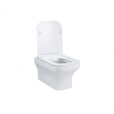 Підвісний унітаз QTAP CARDINAL + сидіння SOFT CLOSE (QT0433C660HW)