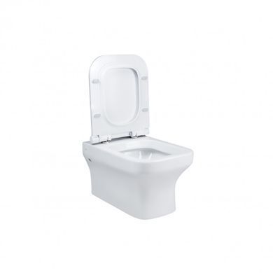 Підвісний унітаз QTAP CARDINAL + сидіння SOFT CLOSE (QT0433C660HW)