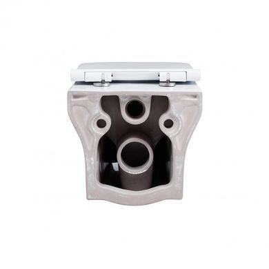 Підвісний унітаз QTAP CARDINAL + сидіння SOFT CLOSE (QT0433C660HW)