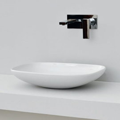 Раковина ARTCERAM LA FONTANA WHITE GLOSSY 40х55 (LFL006 01; 00)