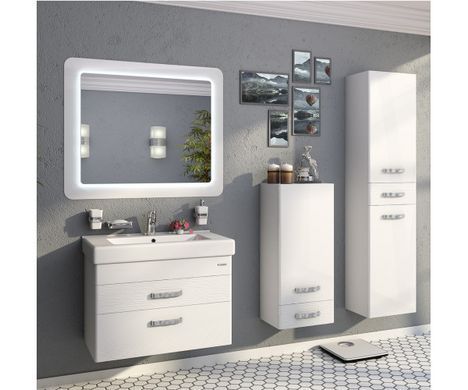 Зеркало SANWERK ULTRA COSMO 118х83 / белое (ZU0000143)