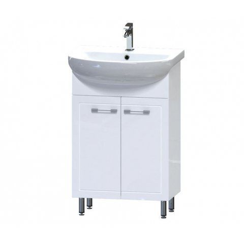 Тумба AQUARIUS ELEGANCE 55 см с умывальником Артеко 55 (09964)