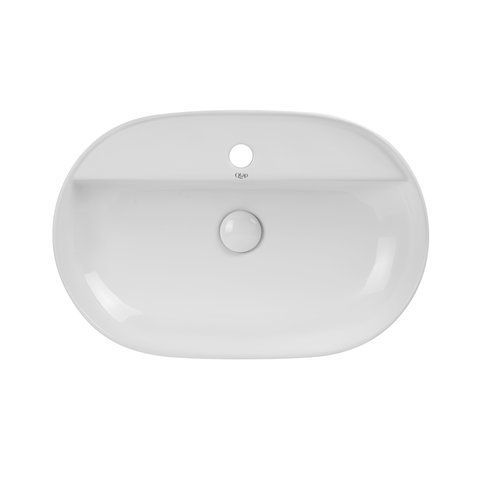Раковина QTAP SCORPIO 40х60 / донний клапан (QT14112203W)
