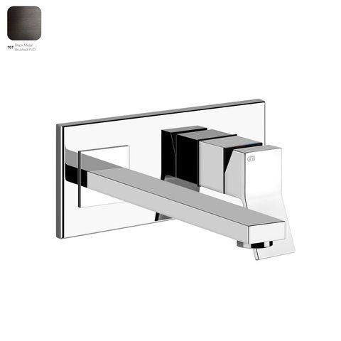 Змішувач для умивальника GESSI RETTANGOLO K, довгий вилив, BLACK METAL BRUCHED PVD (53090707)