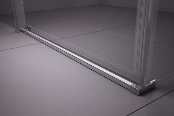 Душевая дверь RAVAK Matrix MSD2-100 R двухэлементная, раздвижная, правая 1000 мм h1950, профиль сатин, стекло TRANSPARENT 0WPA0U00Z1