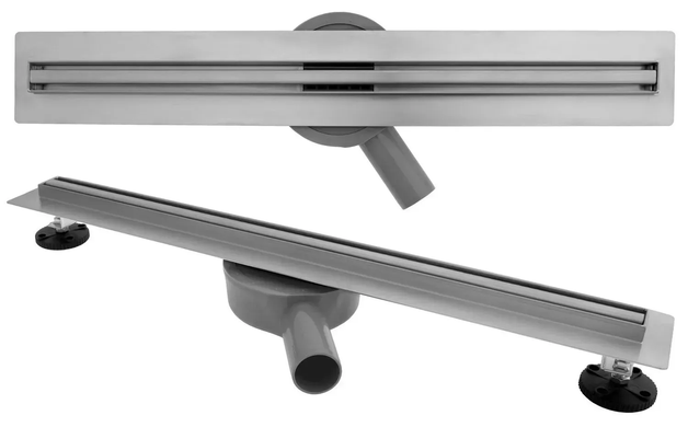 Душовий трап REA NEO SLIM PRO 90х500 / хром (REA-G8749)