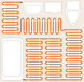 Нагревательный двужильный мат DEVI COMFORT 150T - 6м / 3м² / 411Вт (83030570)