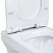 Підвісний унітаз QTAP CARDINAL + сидіння SOFT CLOSE (QT0433C660HW)