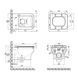 Підвісний унітаз QTAP CARDINAL + сидіння SOFT CLOSE (QT0433C660HW)