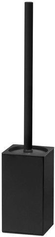 Ёршик для унитаза напольный VBI QUADRO BLACK (VBI-040121BL)