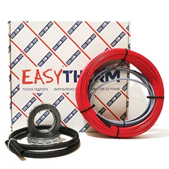 Нагревательный двужильный кабель EASYTHERM EC - 8м / 0,8 - 1,1м² / 144Вт (EC 8.0)