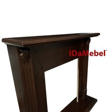 Камінокомплект IDAMEBEL CAROLINA FOBOS BLACK (C-IDACAROLNUTFOBOSBLCUTPLIN)