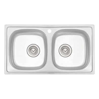 Кухонна мийка Qtap 7843-B Micro Decor 0,8 мм (QT7843BMICDEC08)