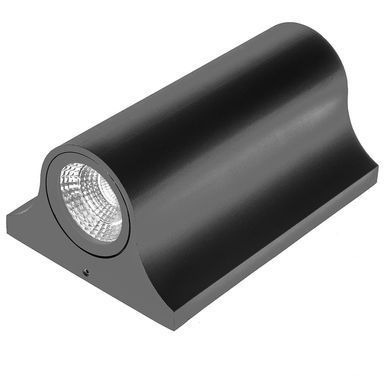 Подсветка LED фасадна IP65 AL-231/2х3W NW COB BK