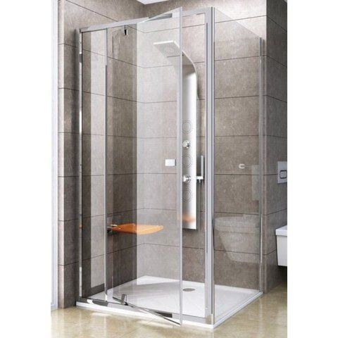 Неподвижная стенка для душа RAVAK PIVOT PPS-90, 900 мм H1900, профиль сатин, стекло TRANSPARENT 90G70U00Z1