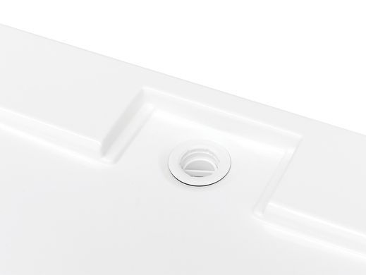 Душевой поддон акриловый BESCO AXIM 130х90х4.5 / прямоугольный + сифон (#BAX-139-P)
