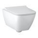 Підвісний унітаз GEBERIT SMYLE SQUARE RIMFREE / сидіння SOFT CLOSE (500.685.01.1)