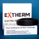 Нагрівальний двожильний кабель EXTHERM ETT ЕСО 30 - 8м / 240Вт (ETT ЕСО 30-240)